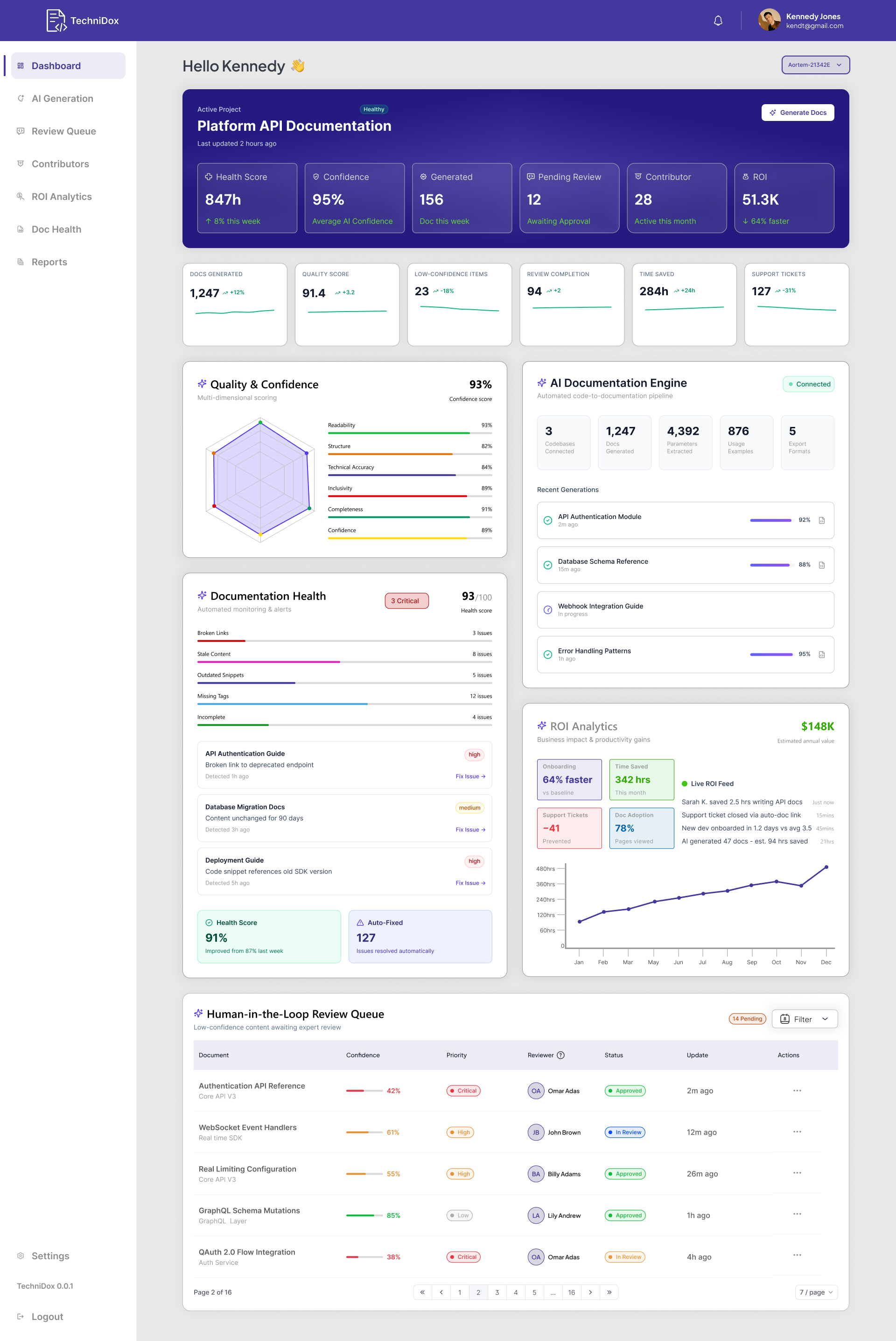 TechniDox interface preview